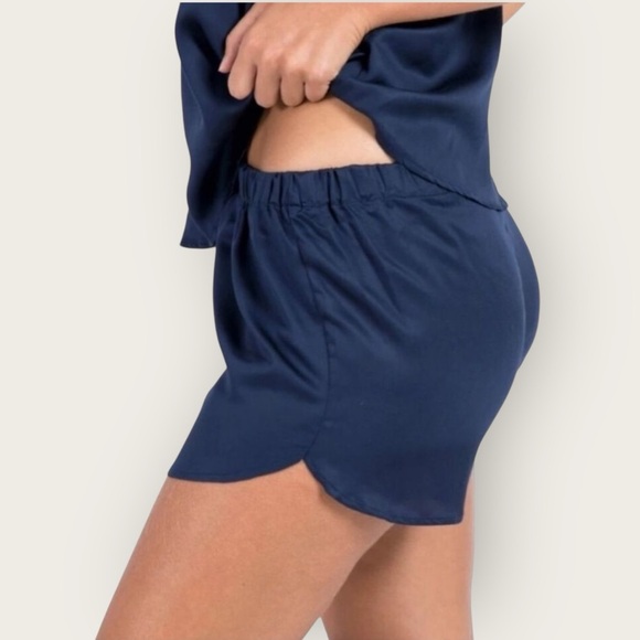 NWT | Ettitude | Signature Sateen Sleep Shortie | Ocean | XL - Picture 9 of 9